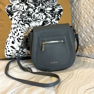 Kedzie gray crossbody mini messenger bag